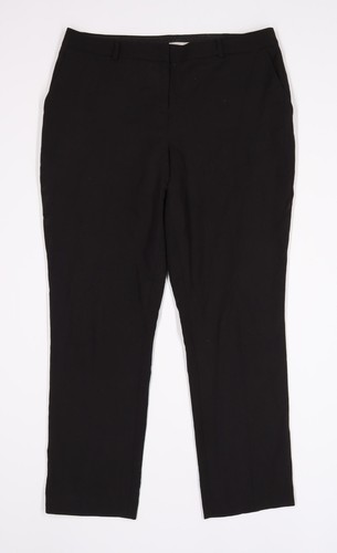 Nutmeg Womens Black Trousers Size 14 