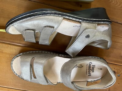 Finn Comfort  NWB UK 7 D US 9.5 D Pony Fango 3 Strap Women  Leather Sandal