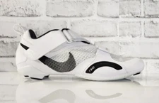 Nike Superrep Cycle White Black Cycling Shoes Men's CW2191-100 Sz 8 US