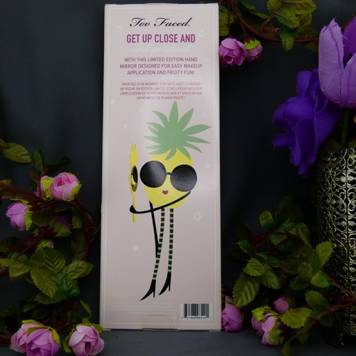 Too Faced Lookin’ Fine-Apple Pineapple Hand Mirror Limited Edition 2018 NIB - Picture 2 of 3
