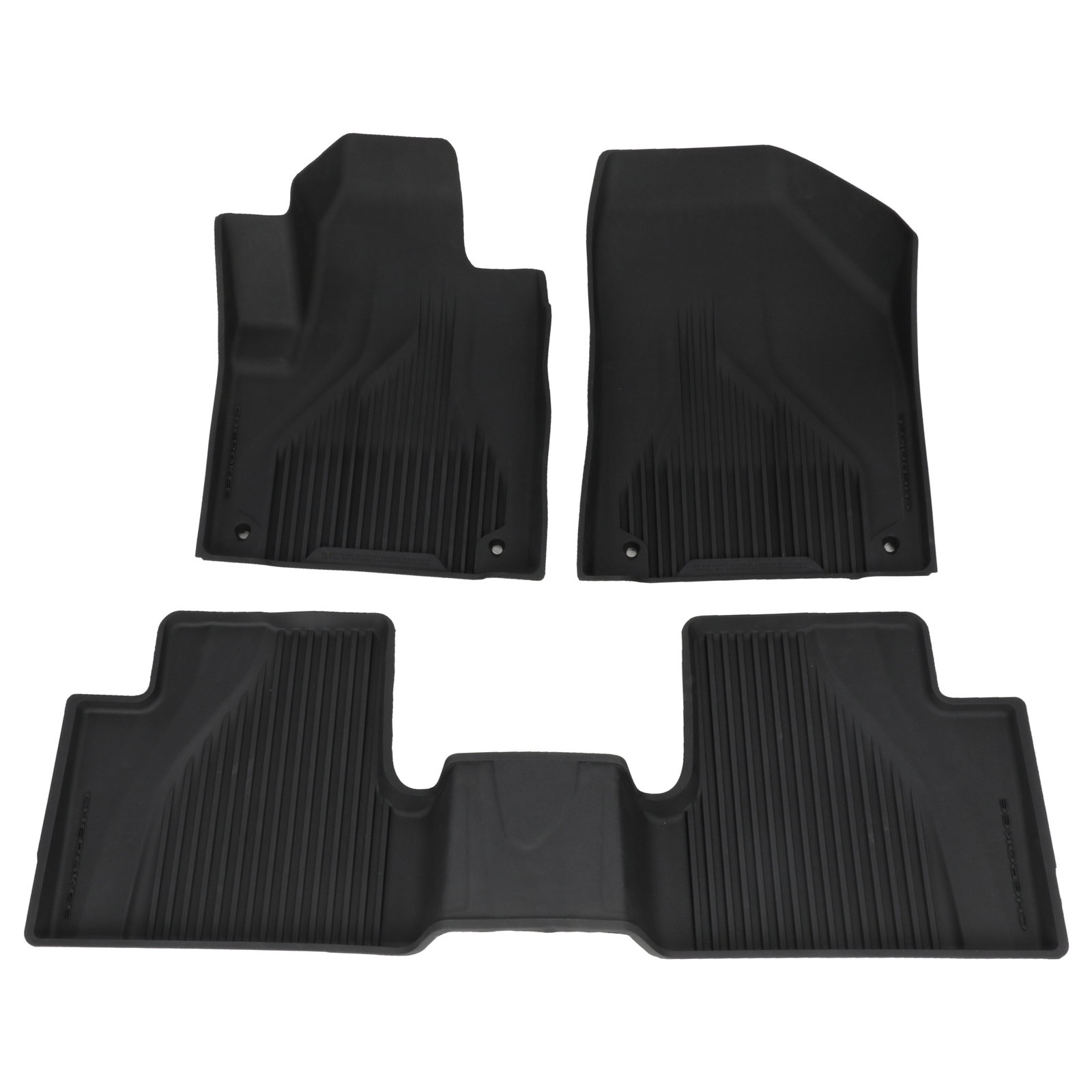Juego de alfombrillas de goma para Jeep Cherokee 2014-2018 (N/P OEM)