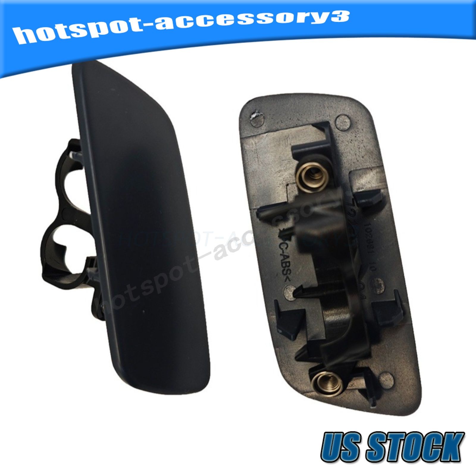 61677244960 Right & Left Headlight Washer Cover Fits For 10-18 Rolls-Royce Ghost