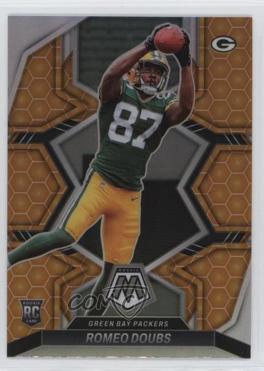 2022 Panini Mosaic Rookies Honeycomb Prizm Romeo Doubs #341 Rookie RC yl0