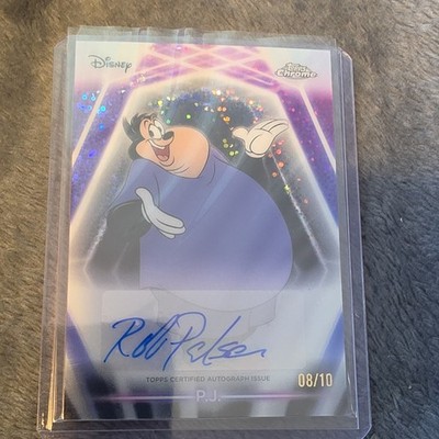 Topps 2026 Disney Neon Chrome Black Parallel Autograph P.J.  Paulsen /10 CNA-RP