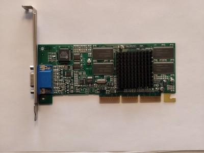 ATI Rage 128 Pro 16MB SDRAM AGP Grafikkarte A5PF-UAIT(U) Retro VGA Getestet 