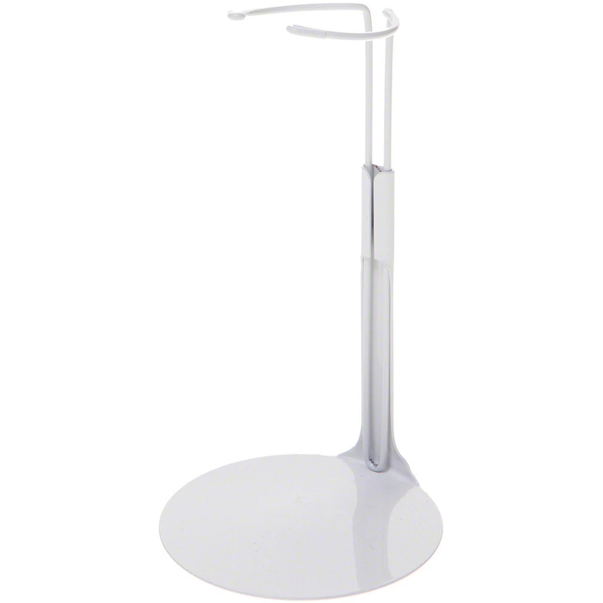F Fityle Supporto Per Bambole In PVC E Metallo - Base Rotonda Regolabile E Smontabile Per Bambole 15-45 Cm (Nero, 35 Cm)