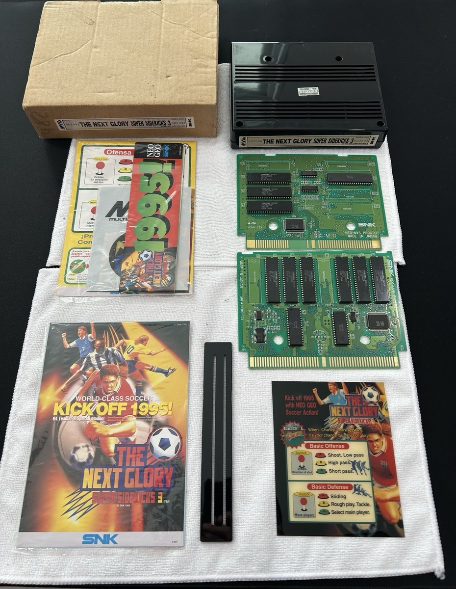 sgmページ The Next Glory Super Sidekicks 3 - SNK Neo Geo - Authentic
