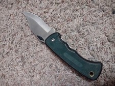 Schrade Old Timer Made In The USA Folding Knife Stainless W/Sheath Used