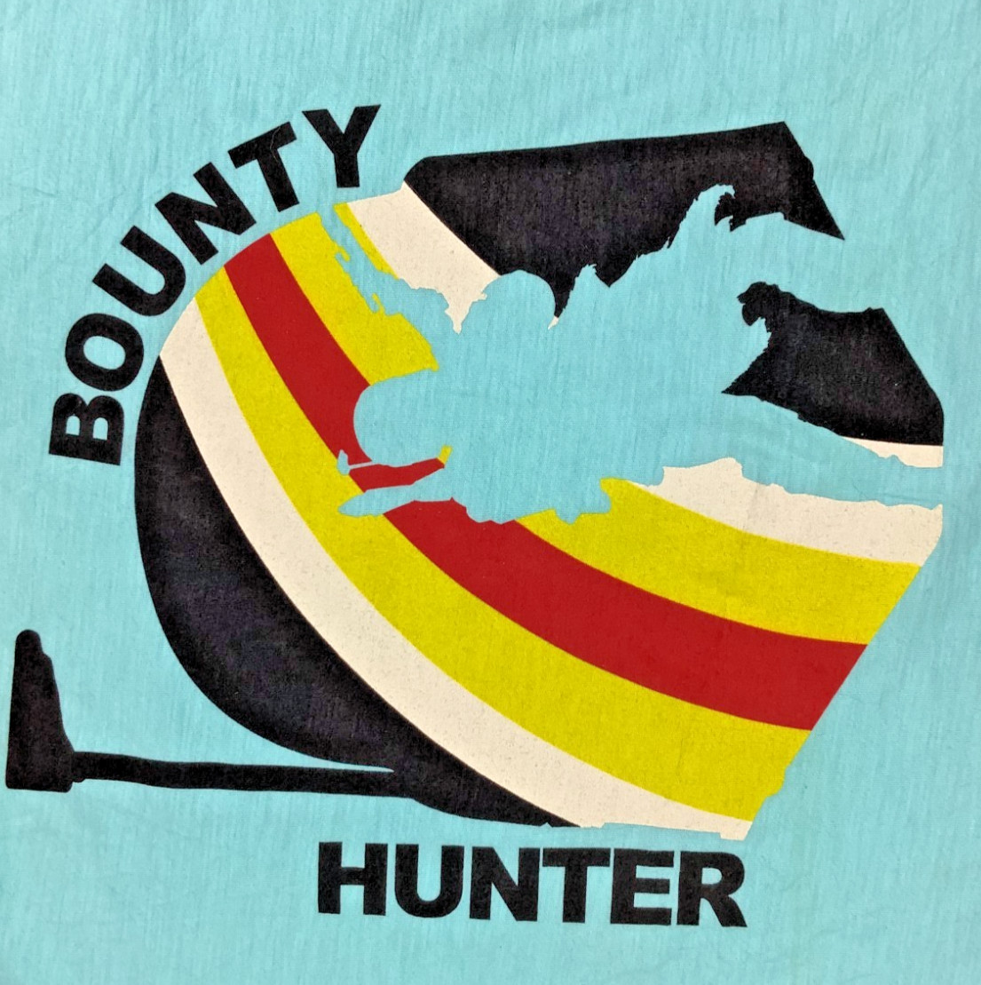 Bounty Hunter Star Wars T Shirt Large Light Blue 008x image 2