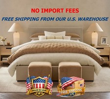 NEW Pottery Barn Everyday Linen Comfort Quilt 100% Linen Reversible Lightweight