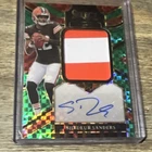 🔥2025 Panini Select Prizm Jumbo Rookie Swatches Shedeur Sanders Browns Auto 3/5