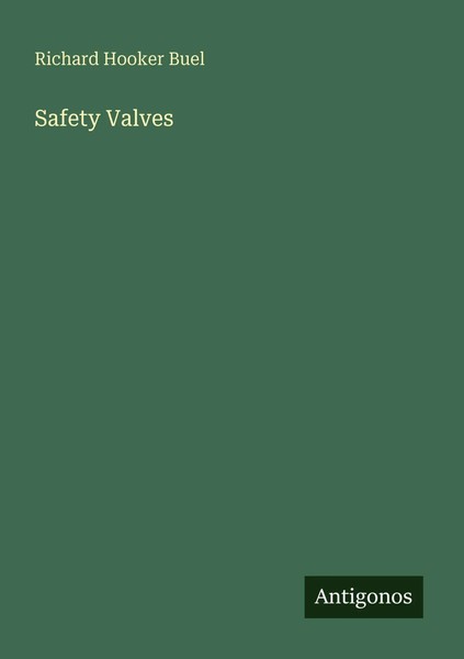 Richard Hooker Buel | Safety Valves | Taschenbuch | Englisch (2025)-image