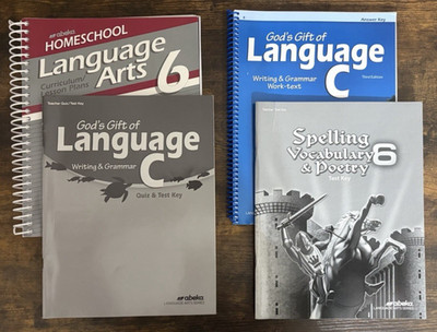 Abeka Language Arts Teacher Parent Kit Grade 6