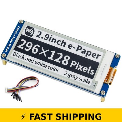 Waveshare 2.9inch E-Ink Display Module for Raspberry Pi & Jetson Nano