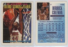 1993-94 Topps Scoring Leader Derrick Coleman #388