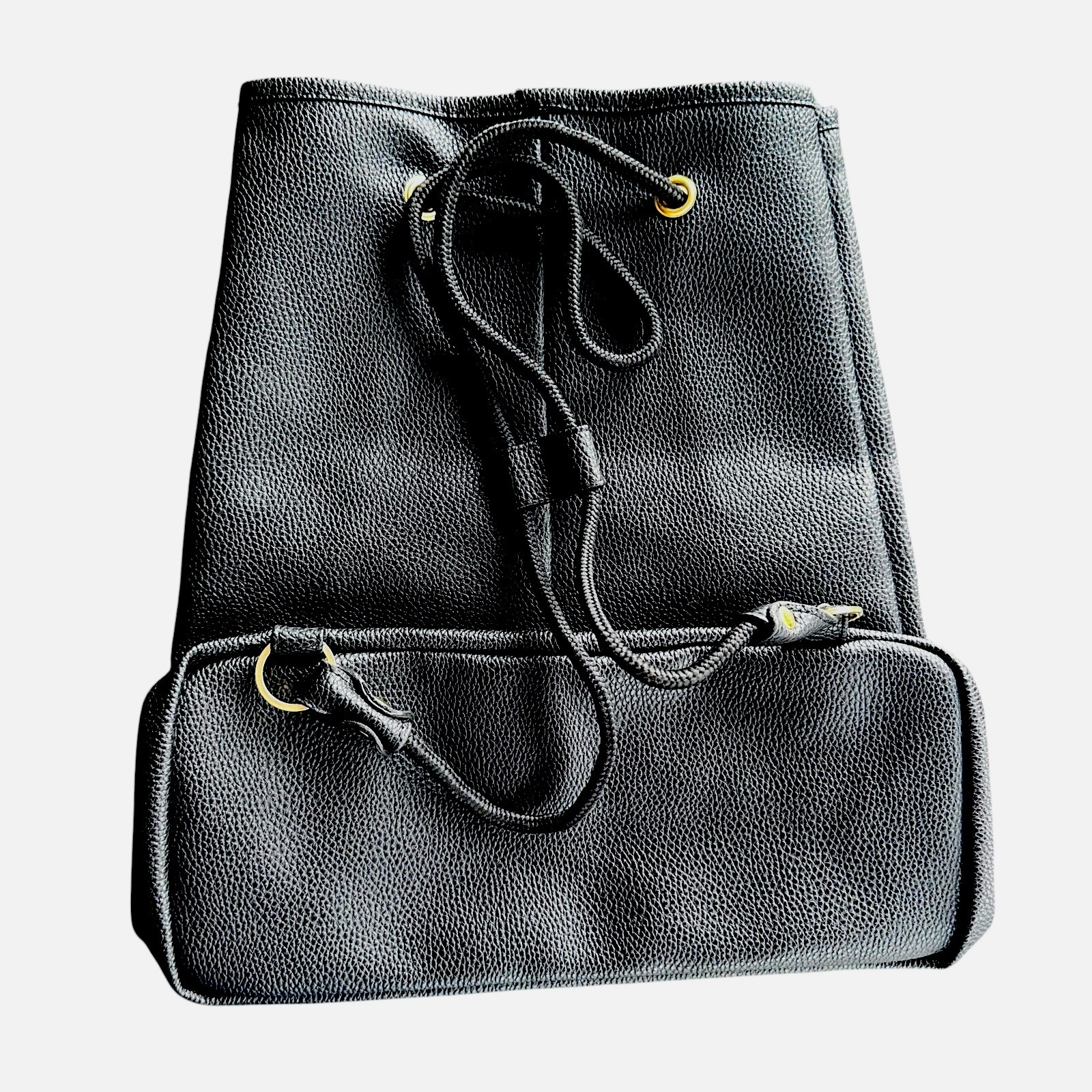 Intimissimi Backpack  black  EUC Drawstring - image 2