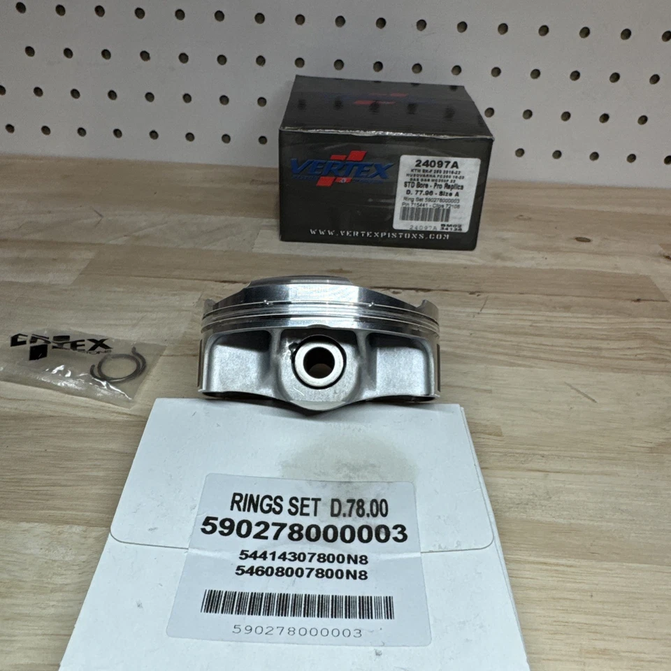 Kit de pistón Vertex 77,96 mm compatible con Husqvarna FC250/KTM 250 SXF XCF 24097A 2016-2022- Foto 4 de 4