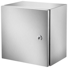 Industrial 12x12x8 inch Metal Enclosure with IP66 and NEMA 4X