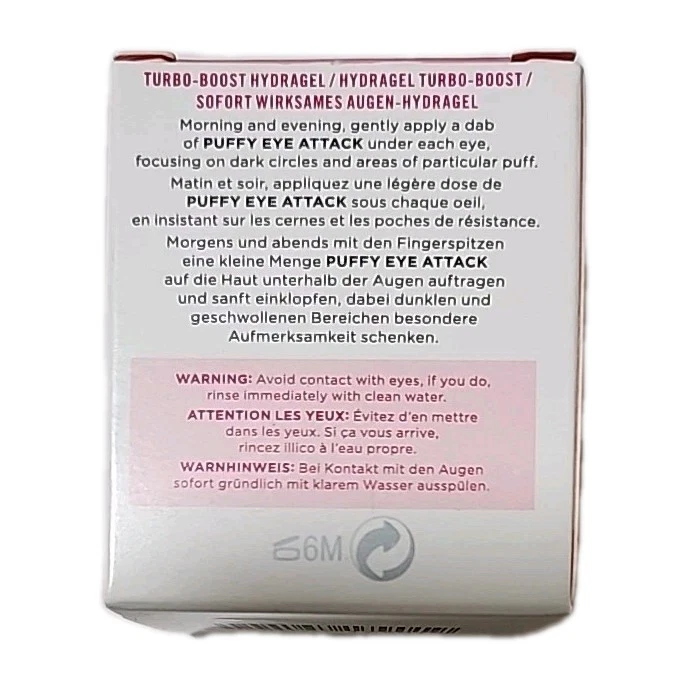 Hidragel para ojos Soap & Glory Puffy Eye Attack Turbo-Boost 14 ml (0,47 fl. Oz) Foto 2 de 4