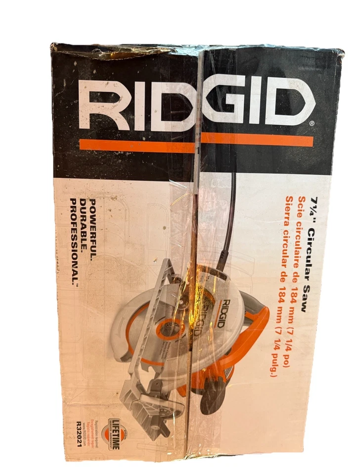 Serra circular rígida R32021 7 1/4 polegadas. Caixa aberta - Imagem 4 de 4