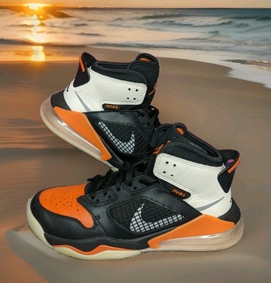 Nike Air Jordan Mars 270 Basketball Shoes Mens 6 Womens 7.5 BQ6508 Orange Hi-Top