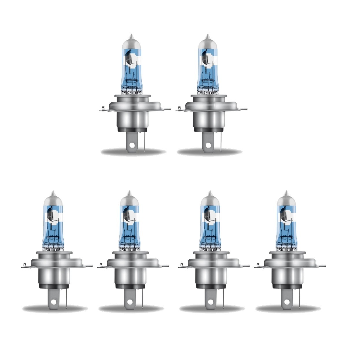 4 Lampadine H4 12V 60 55W P43t OSRAM NIGHT BREAKER® LASER Compatibile Con Auto - Immagine 9