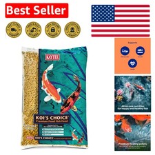 Nutritionally Complete Koi Floating Fish Food, 10 lb All-Season Formula