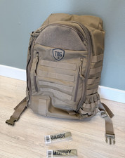 Tactical Baby Gear Daypack Diaper Bag Backpack Tan w/ Changing Pad, Zipper