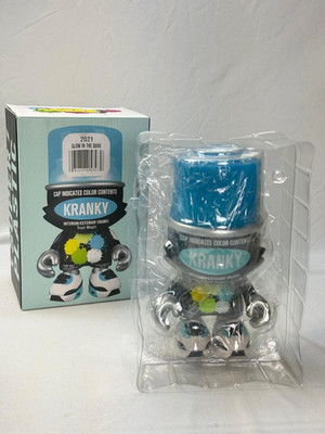 Superplastic Kranky Sket One - Glow In The Dark Blue GID Vinyl Designer Toy 8 