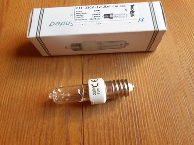 1 St. Toplux Halogenlampe JD 75W E14 klar wie Halolux