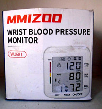 MMIZOO Wrist Blood Pressure Monitor Bp Monitor Large LCD Display - W1681