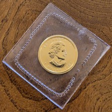 2007 $1 Canada 1/20th oz Mint Sealed Maple Leaf Gold Coin .9999 24k
