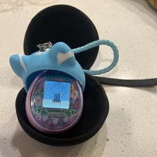 Bandai Tamagotchi ON Wonder Garden Lavender Virtual Pet Tested w/ Case
