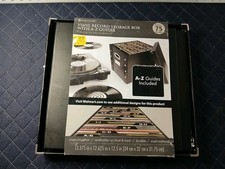 Snap-N-Store Vinyl Record Storage Box for 75 Records SKU 1583