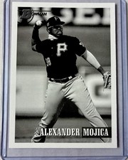 2021 Bowman Heritage - Prospects Alexander Mojica #195 Black & White (RC)