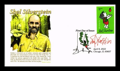 US COVER SHEL SILVERSTEIN THE GIVING TREE IMPERFORATE FDC PANDA CACHET