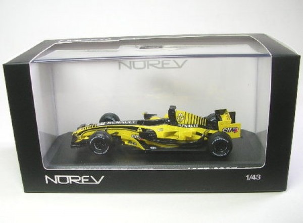 Renault F1 R27 30. Anniversary (1977-2007) 1:43 Norev In Ovp Mit Acrylhaube:-image