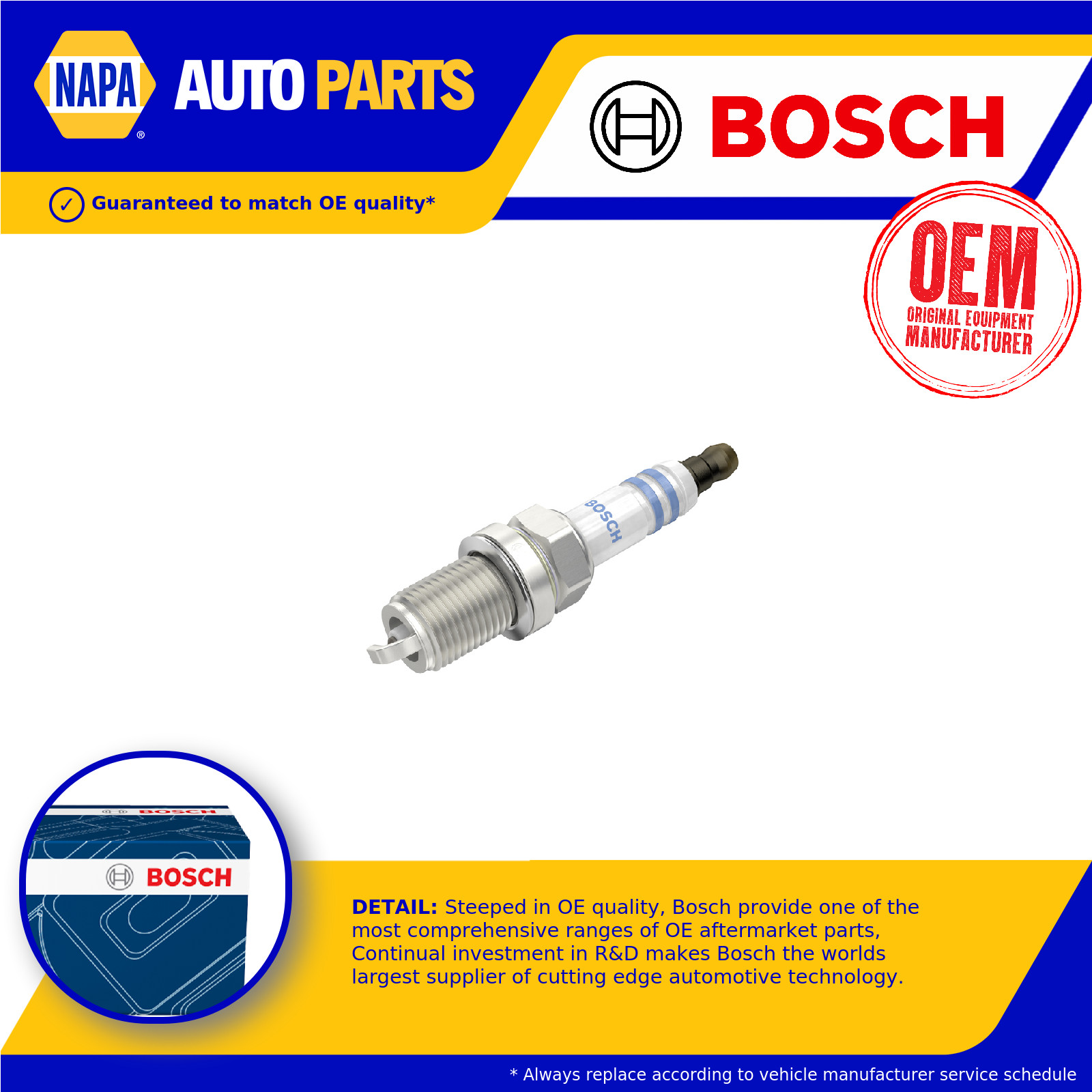 Spark Plugs Set 4x fits SUZUKI SWIFT 1.3 1.5 1.6 2005 on Genuine Bosch New