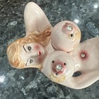 Vintage Naughty Naked Lady Boobs Breasts Salt Pepper Shakers Japan Full Body — photo 2