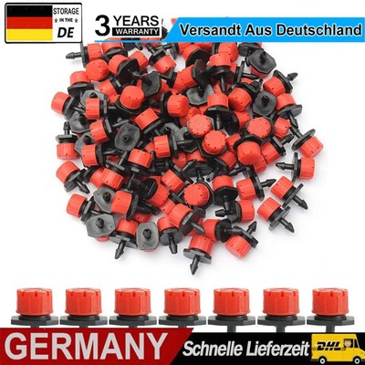 200Pcs 8 Hole Irrigation Dripper Adjustable Garden Micro Drip Irrigation System 