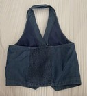 NWT Jessica Simspson Lovey Dovey Antonia Denim Blue Vest XS $59.50 NEW — photo 3