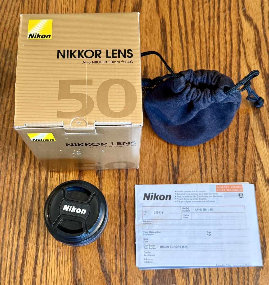 Nikon NIKKOR AF-S 50mm f/1.4 Camera Lenses for sale - eBay