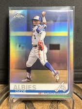 Ozzie Albies 2019 Topps Chrome SP- Image Variation #57 Throwback Uniform Braves