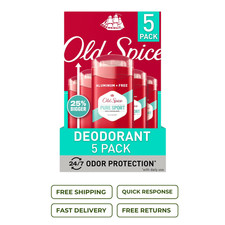 Old Spice High Endurance Deodorant 48-Hr Protection Pure Sport 3.0 oz 5 pk
