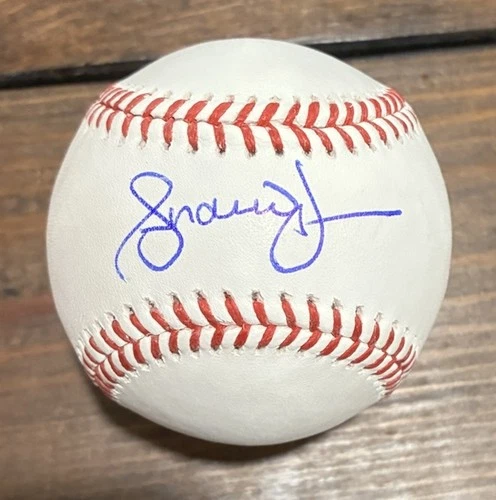 Andruw Jones signed ROMLB Rawlings Baseball Autograph COA Atlanta Braves HOF