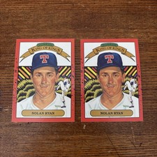 NOLAN RYAN 1990 Donruss Error & Correct King of Kings Card-You Get Both