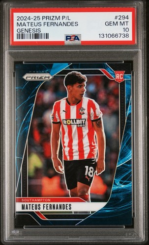 Mateus Fernandes [Genesis] #294 2024 Panini Prizm Premier League card