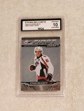 Graded Gem 💎 Mint 10 2024-25 Upper Deck First Draft rookie ETHAN BELCHETZ