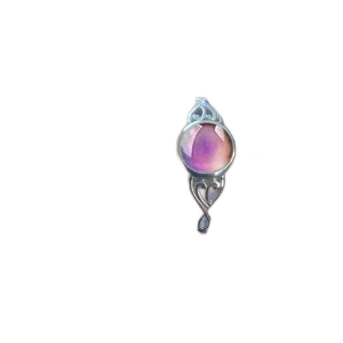 Mood Rings for Women Oval Shape Moon Stone Color Changing Ring Vintage Silver...