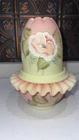 Fenton QVC Burmese Floral 3 pc Fairy Lamp Special Order HP by M Kibbe 285/950